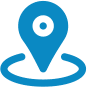 blue map icon