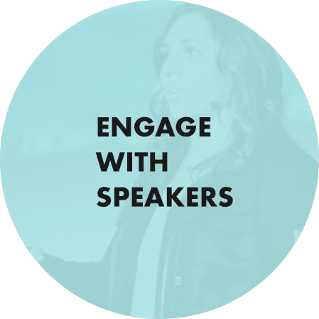 Engage With Speaker Circle Blue